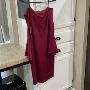 Lulus red/burgundy dress